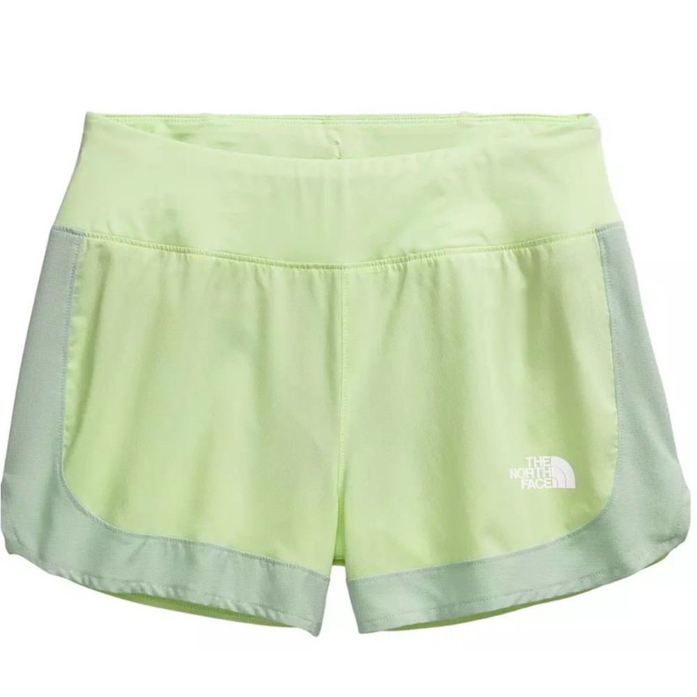 NWT THE NORTH FACE Women's Sunriser Short 4" XL Astro‎ Lime